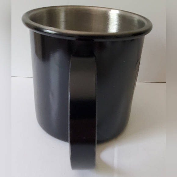 Larceny Bourbon Whiskey Black Metal Embossed Logo Mule Mug Cup - Picture 3 of 6